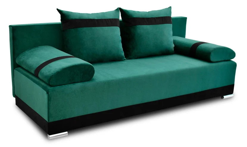 Zestaw Wypoczynkowy Sofa Orlean   2 Fotele Zielony