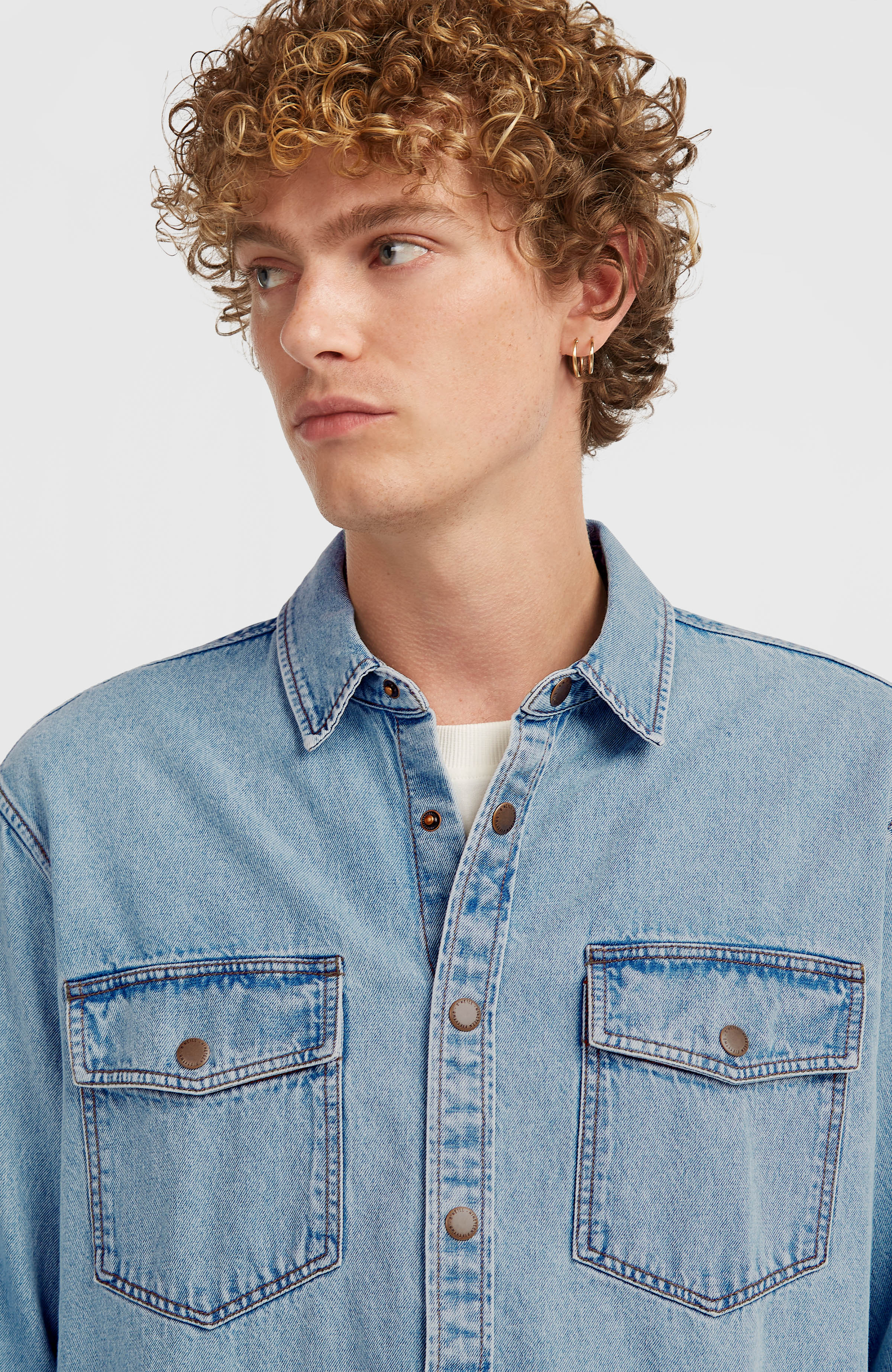 Heren O'Neill O'Riginals denim overhemd