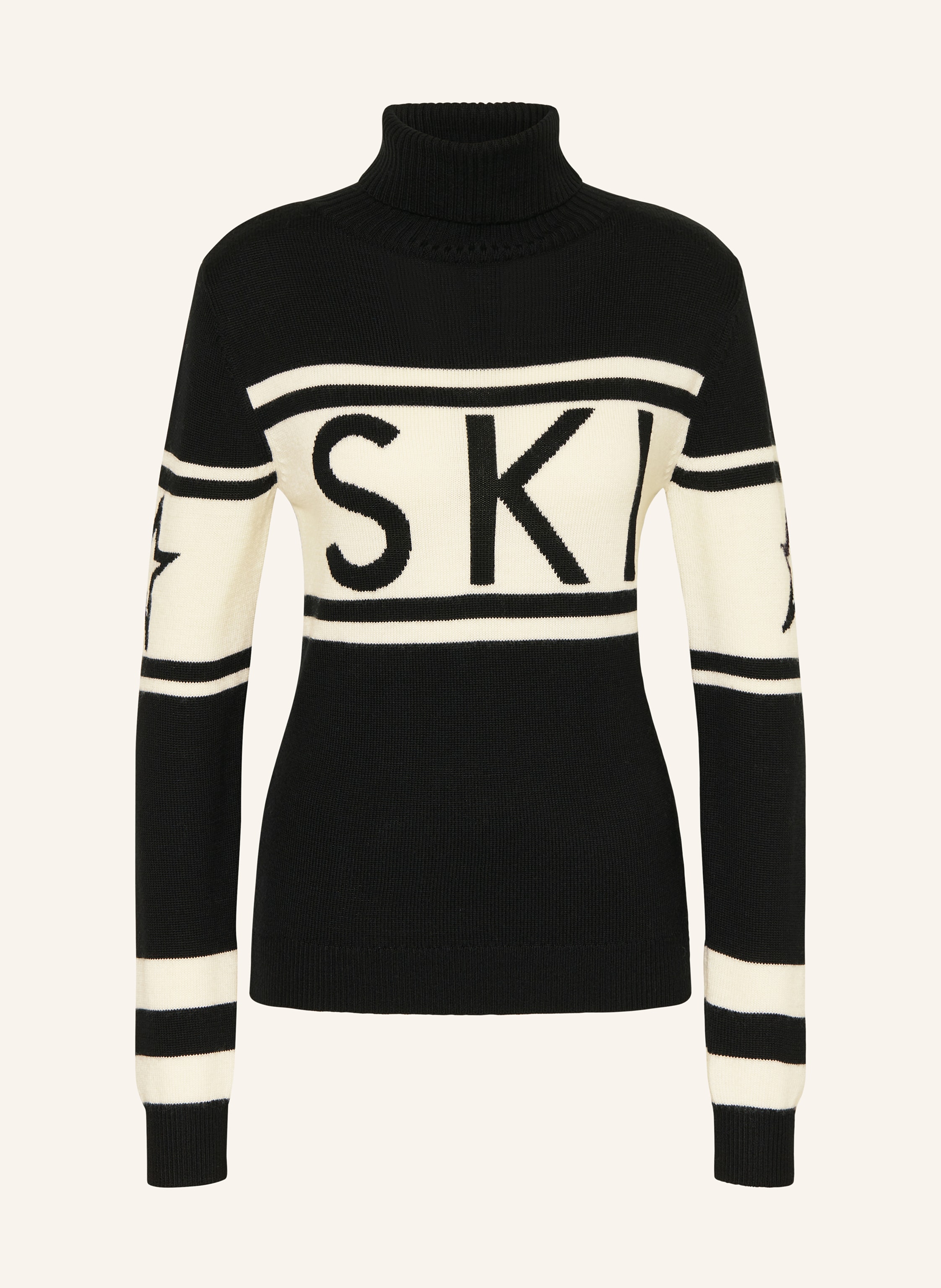 PERFECT MOMENT Pullover SCHILD aus Merinowolle
