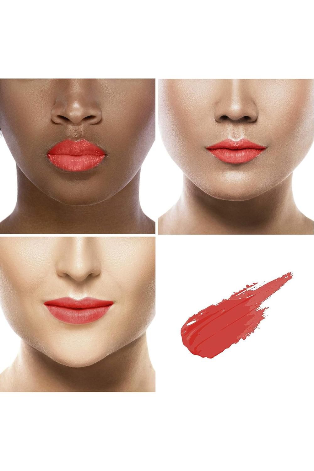 Envie Liquid Lipstick' Natural Long Lasting 8ml, Coral Orange