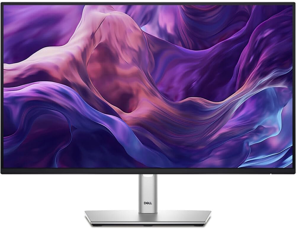 Dell P2425H 24 Full HD IPS Monitor – 1080p  16:9  DisplayPort & USB 3.0 Cables – Latest Model – Boomph's Comprehensive Ultimate Performance Cloth Solution for Your Workspace