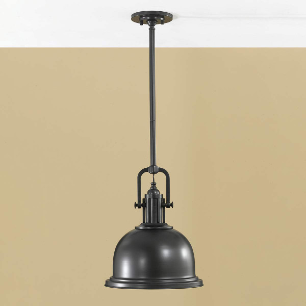 Lampa wisząca ciemnobrązowy Parker Place 1xE27x60W Feiss