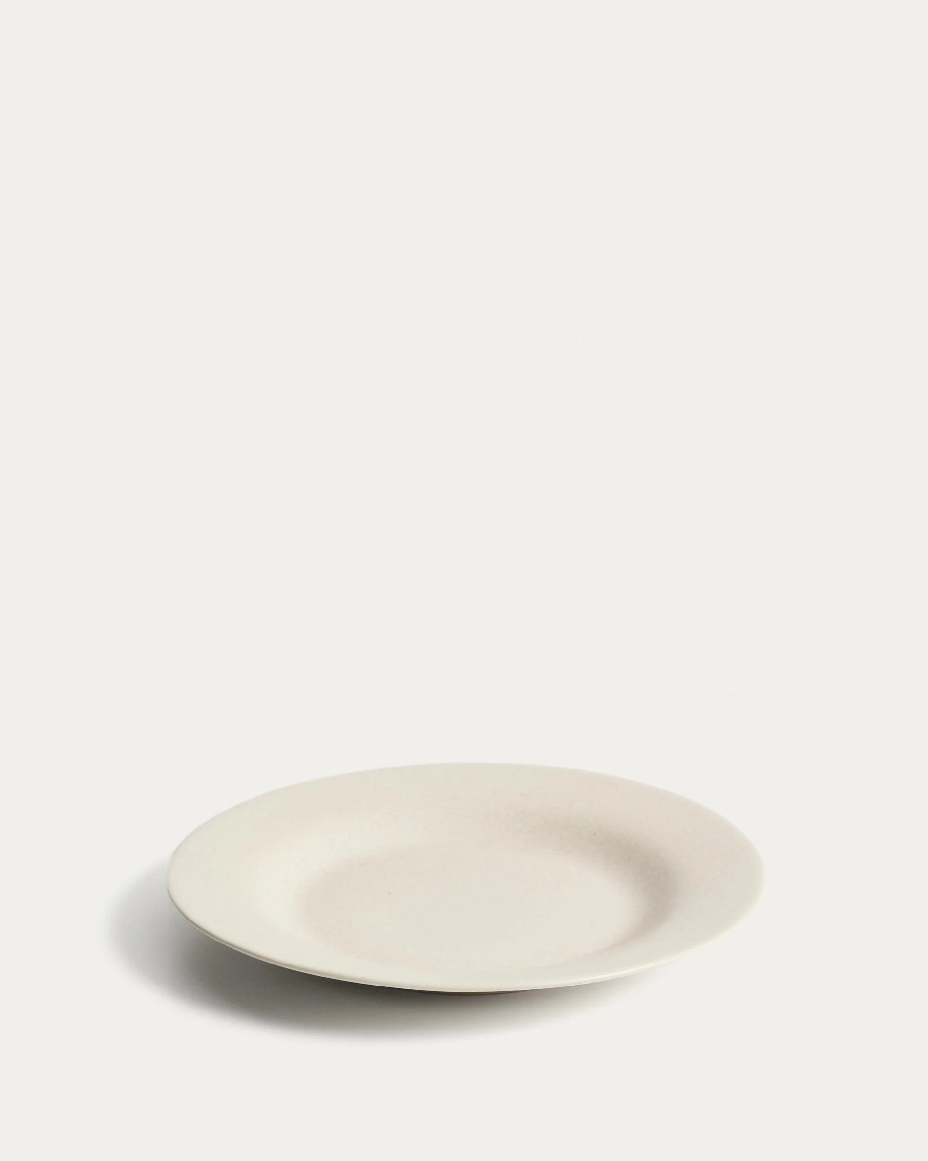 Sarel beige ceramic dessert plate