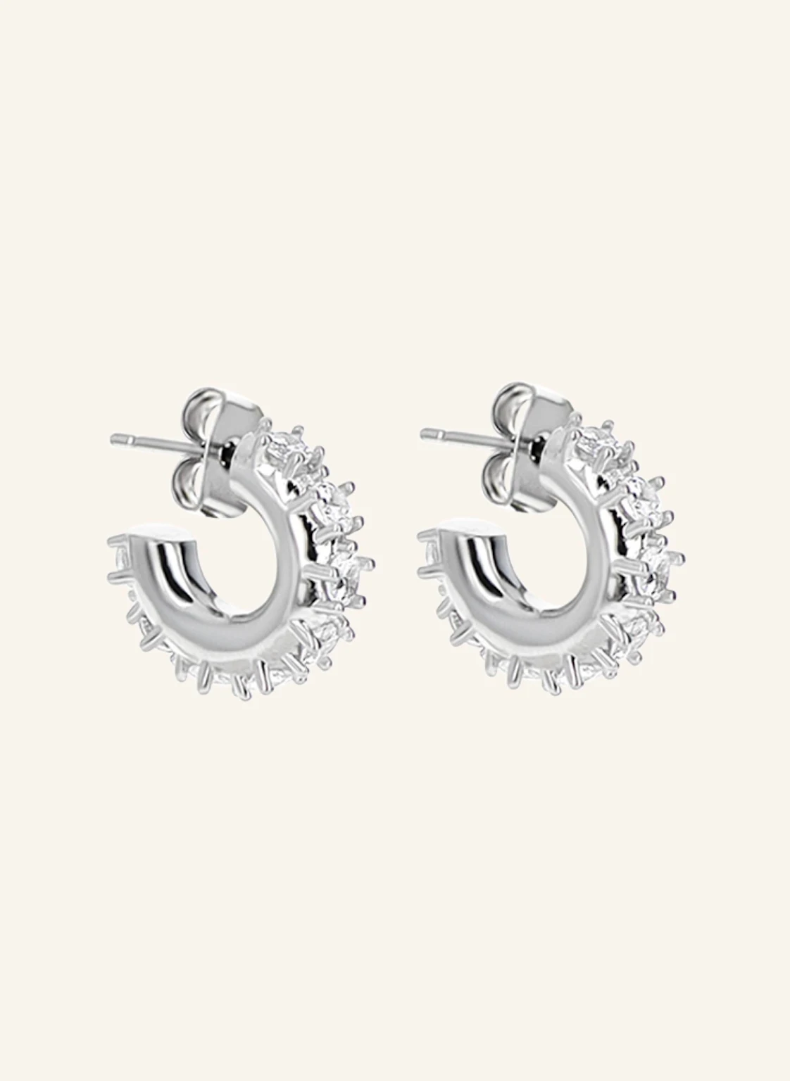 Justine Clenquet Creolen NINA SMALL EARRINGS by GLAMBOU