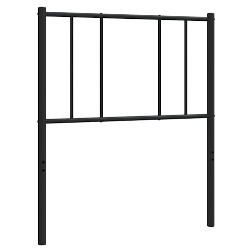NNEVL Metal Headboard Black 90 cm