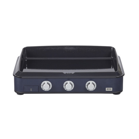 Pack plancha gaz Enosign 80 Bleu navy   chariot - ENO