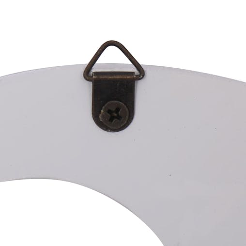 NNEVL Wall Mounted Coat Rack WELCOME White 74x29.5 cm