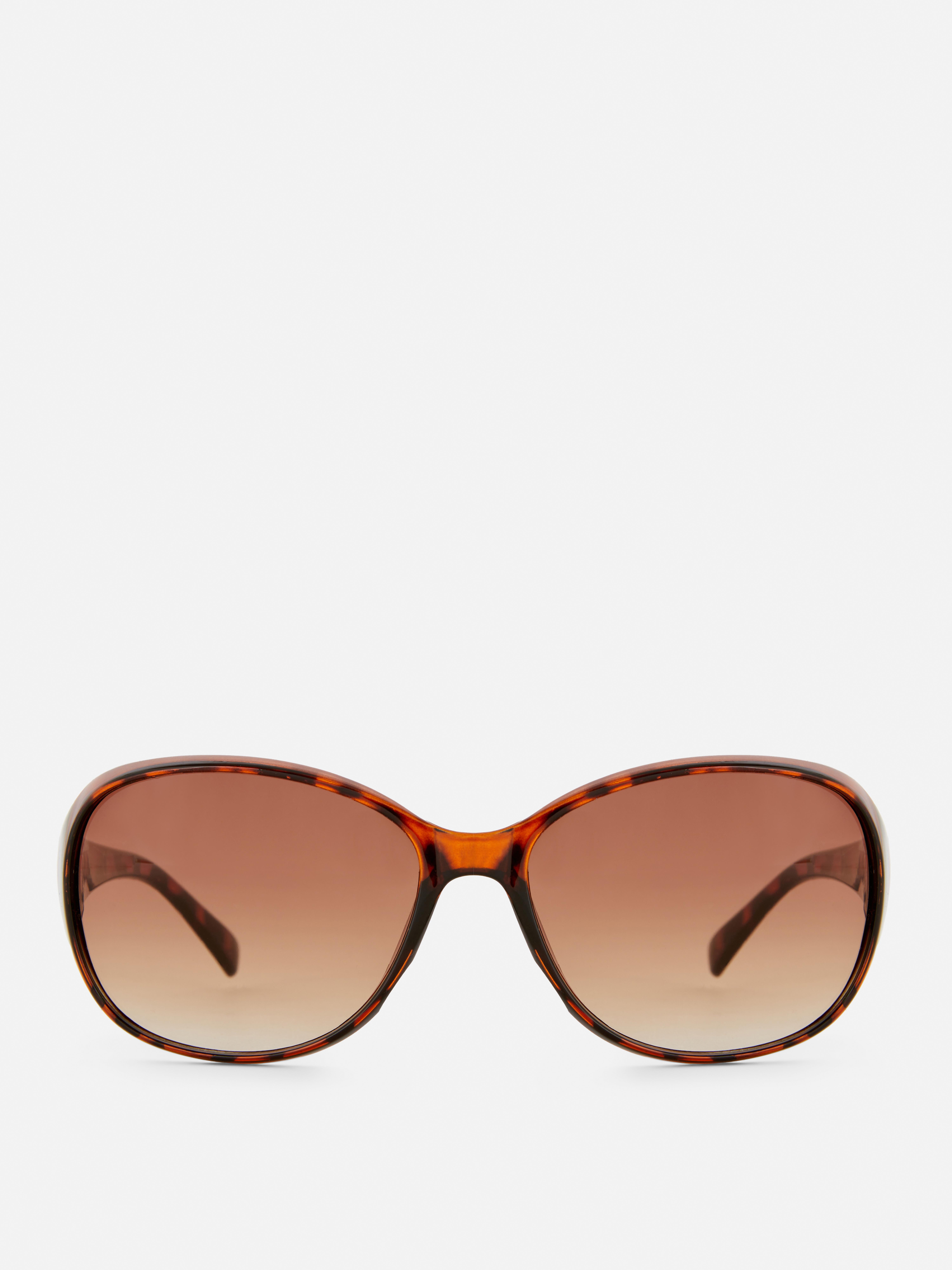Ombré Lens Oval Sunglasses
