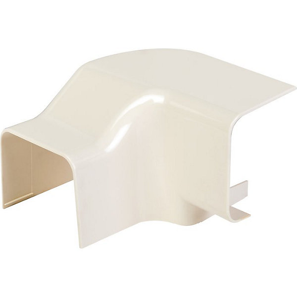 Angle vertical plastique rigide - blanc crème RAL 9001