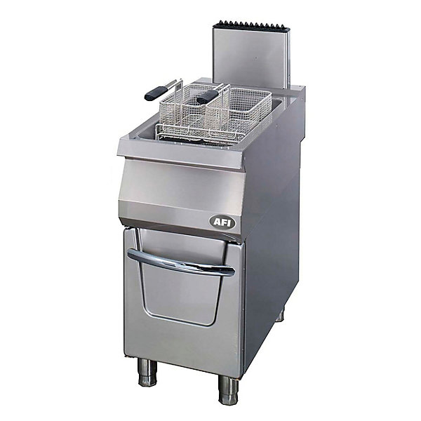 Friteuse Gaz 1 à 2 cuves 22 L - Série 900 - AFI Collin Lucy - l40- L0.1- P90- h85-