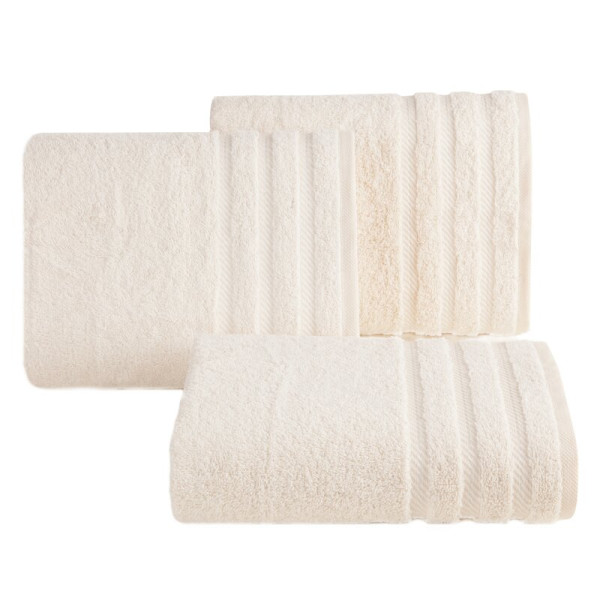 Ręcznik Vito 70x140 kremowy 480 g/m2 frotte bawełniany