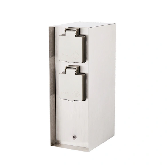 Steckdosensäule, BxHxL: 8,5 x 23 x 12 cm, 250 V