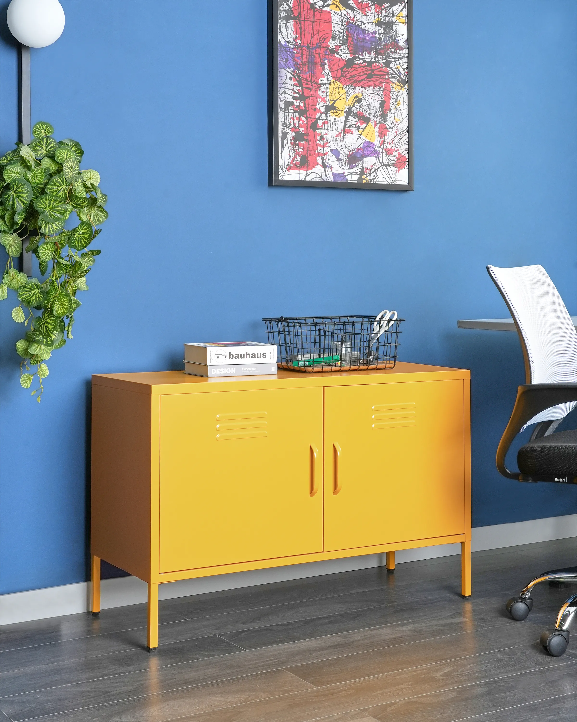 Storage Unit URIA Metal Yellow