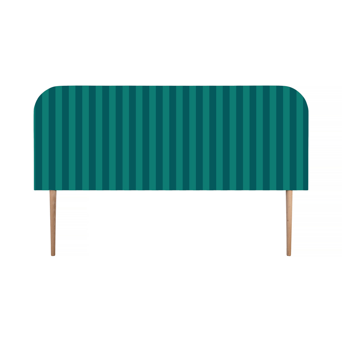 Gestoffeerd fluwelen hoofdbord met strepen 160x97cm