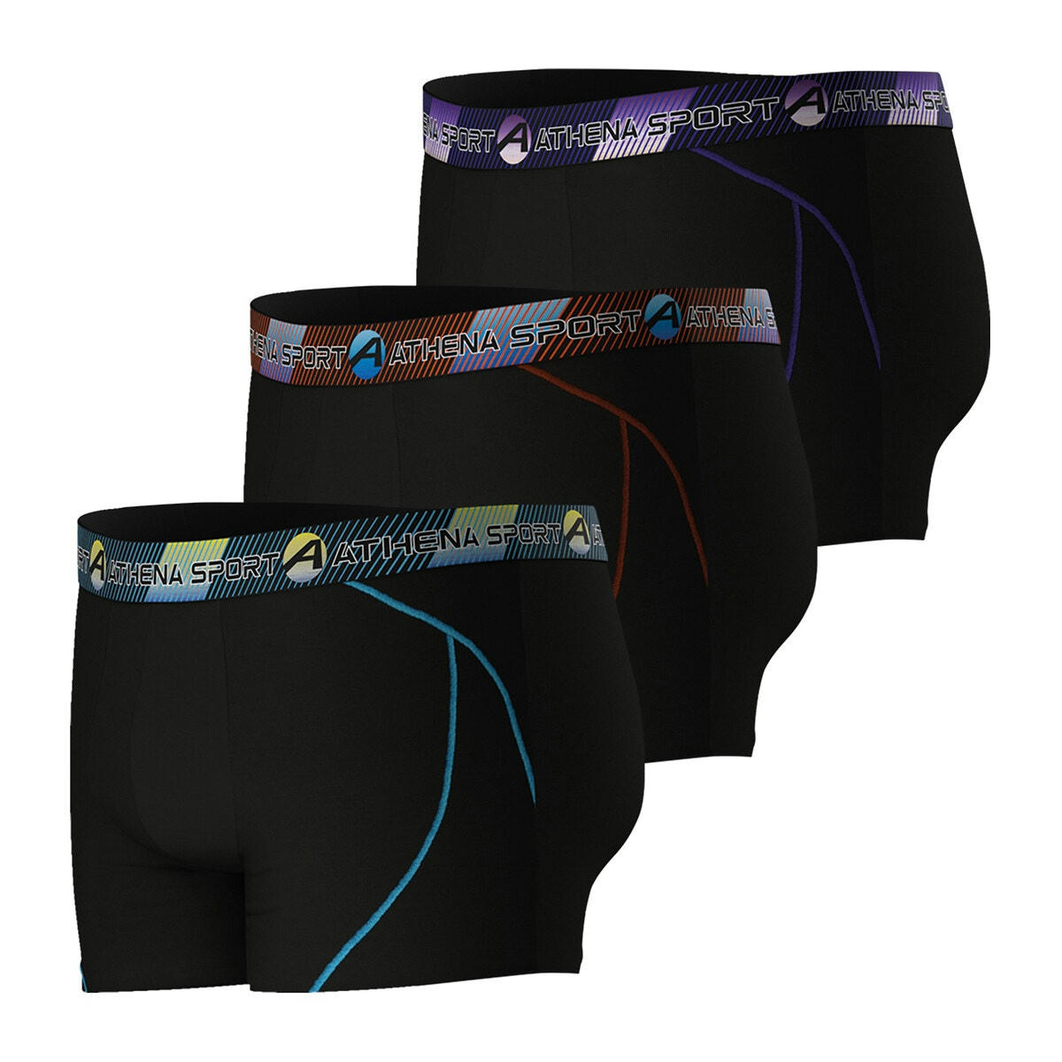 Lot de 3 boxers long Training