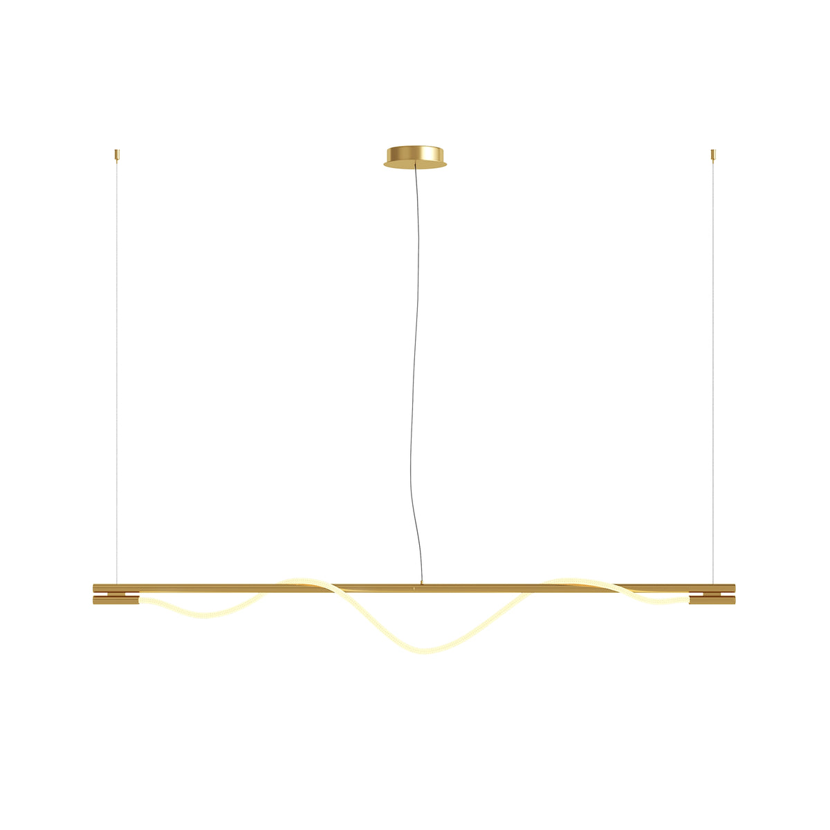 Maytoni - Hanglamp Tau - Goud