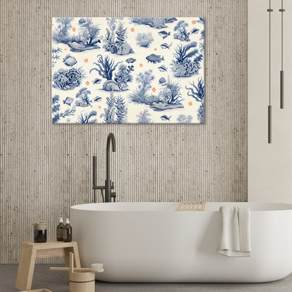 Feeby Obraz na płótnie, Koralowce i ryby AI 60x40