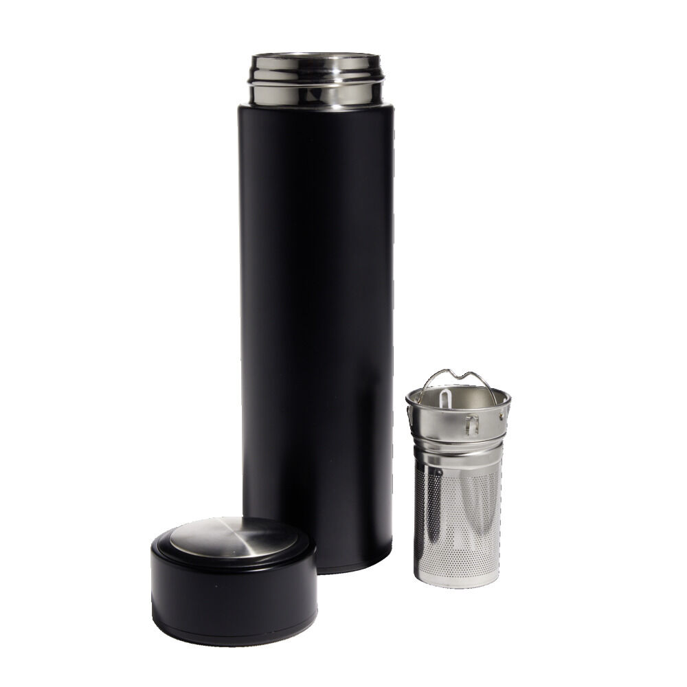 Théière isotherme avec infuseur 450ml inox noir