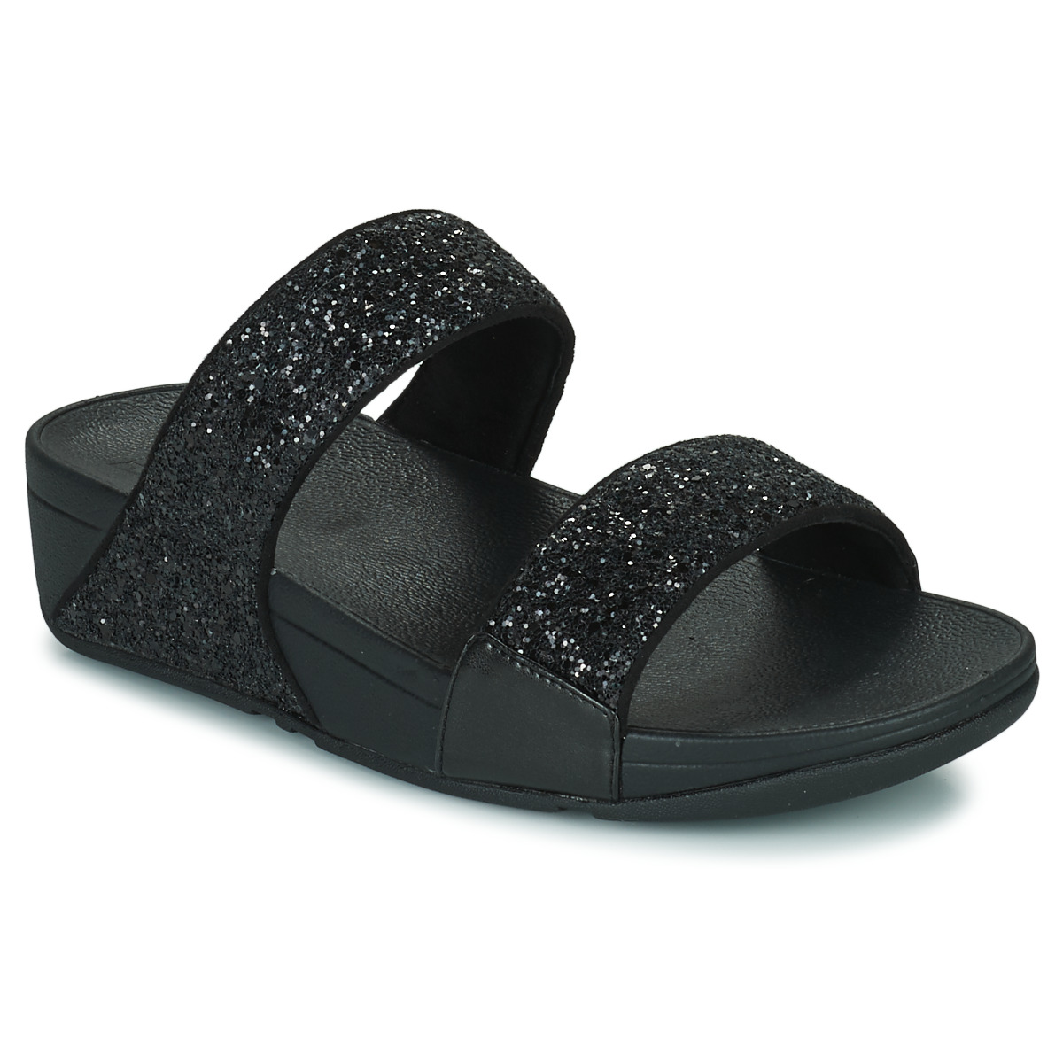 FitFlop - Lulu Slide - Glitter - Black