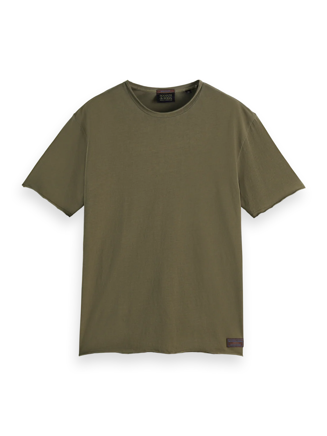 Raw Edge Relaxed Fit T-Shirt