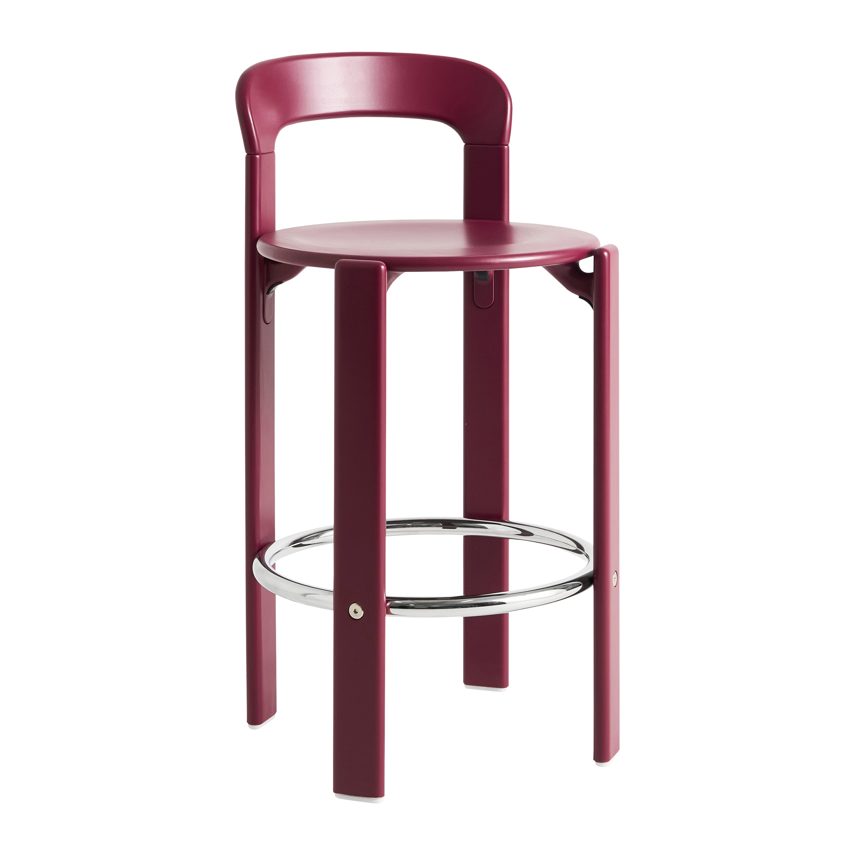 HAY Rey Barkruk Low H 65 cm - Grape Red