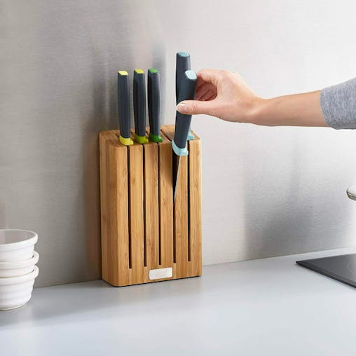 Joseph Joseph Elevate 5 Piece Kitchen Knife Set with Bamboo Block 10300