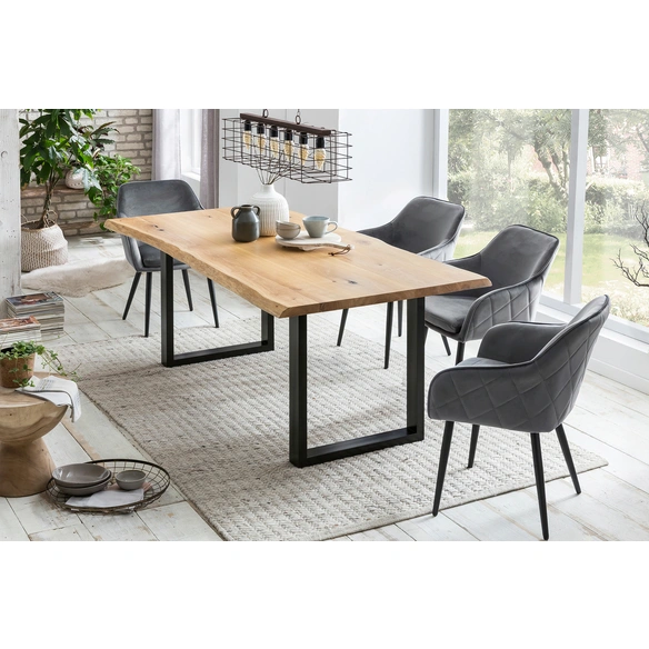 Esstisch »Tisch«, BxT: 146 x 80 cm, metall|eichenholz