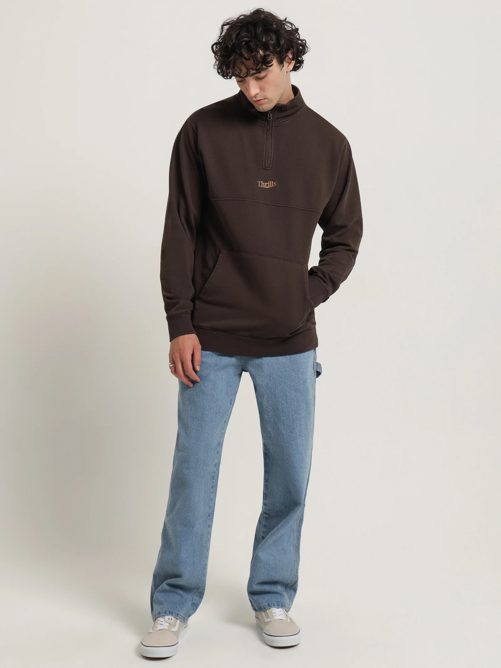 Time for Thrills 1/4 Zip Sweater