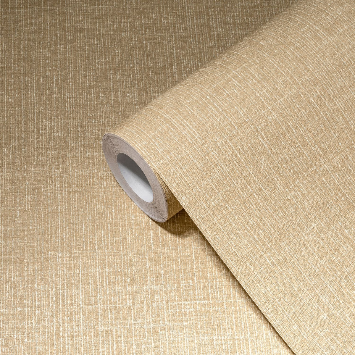 Livingwalls behang effen beige en wit - 53 cm x 10.05 m - AS-386945