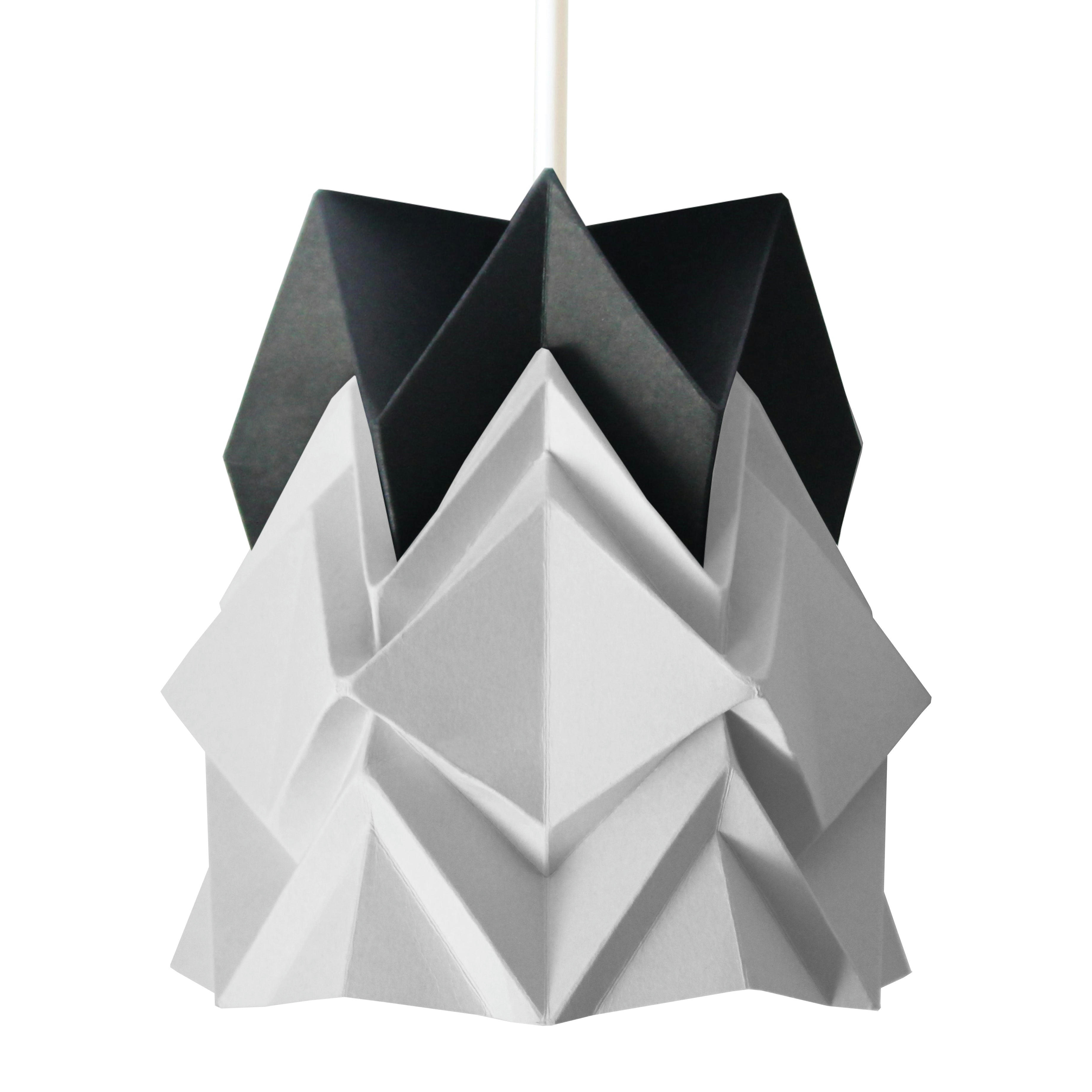 HOUSEKI - Petite suspension origami design bicolore en papier