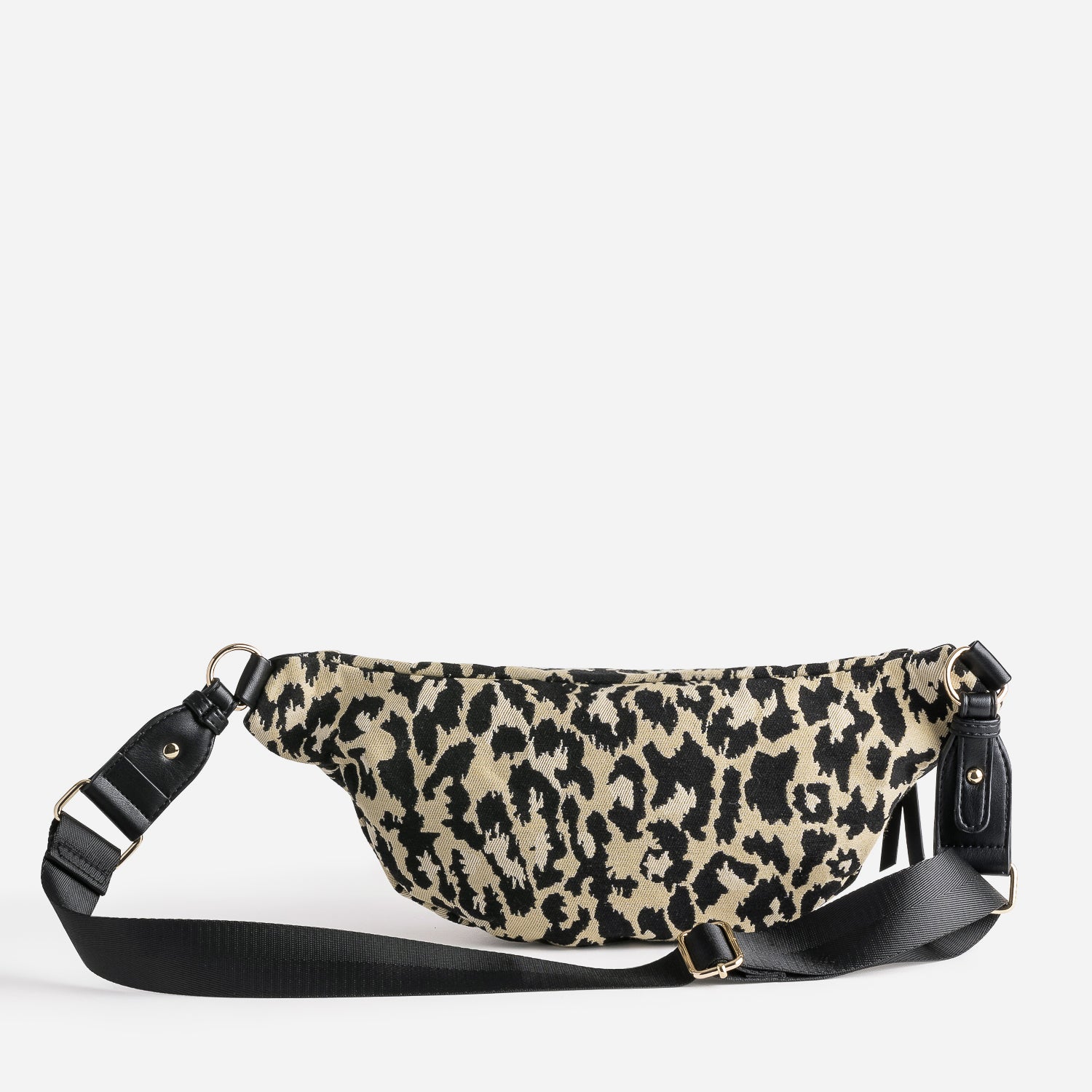 Sac-banane TEXTO beige motif léopard