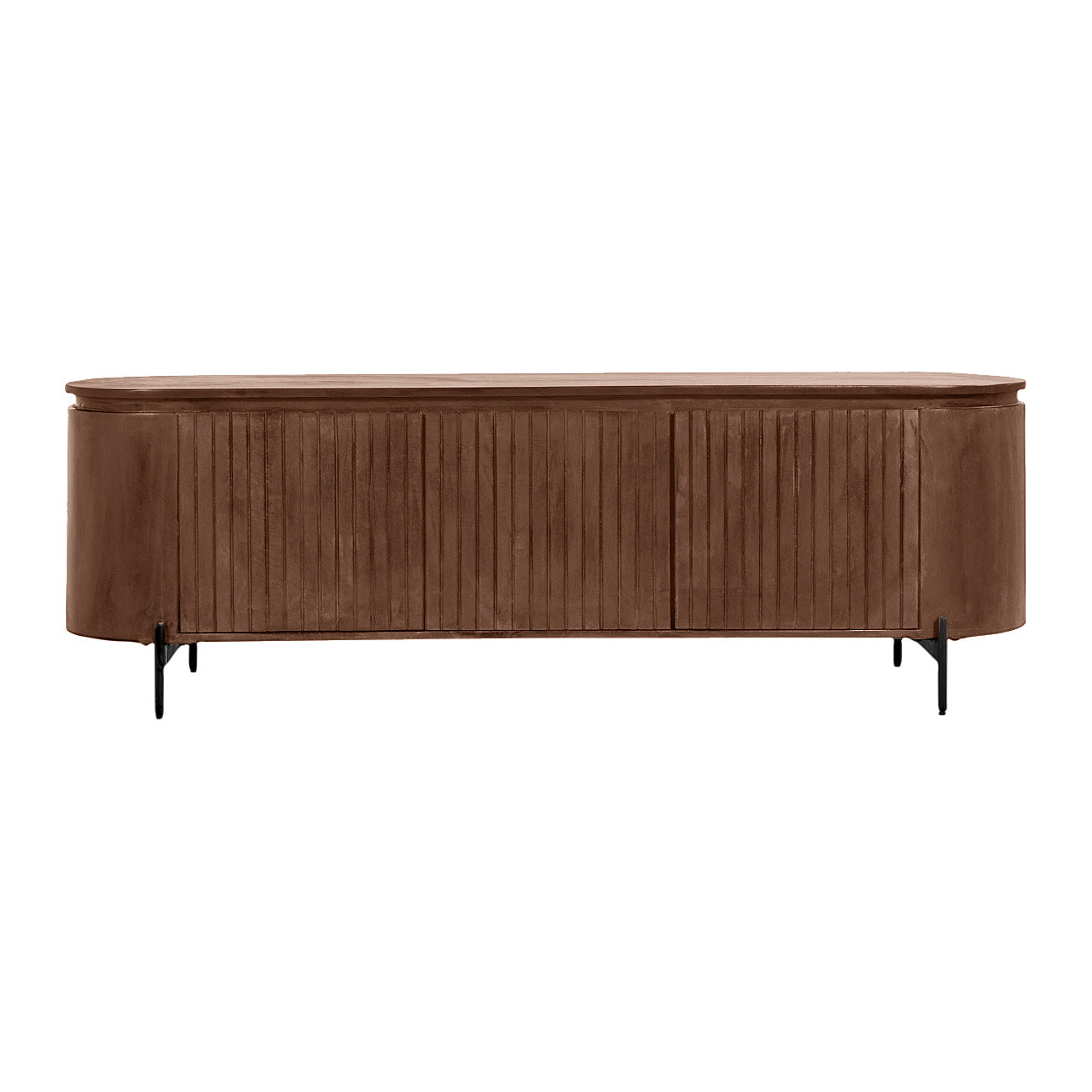 by fonQ Grand Tv-Meubel Tabacco Mangohout - B 210 cm