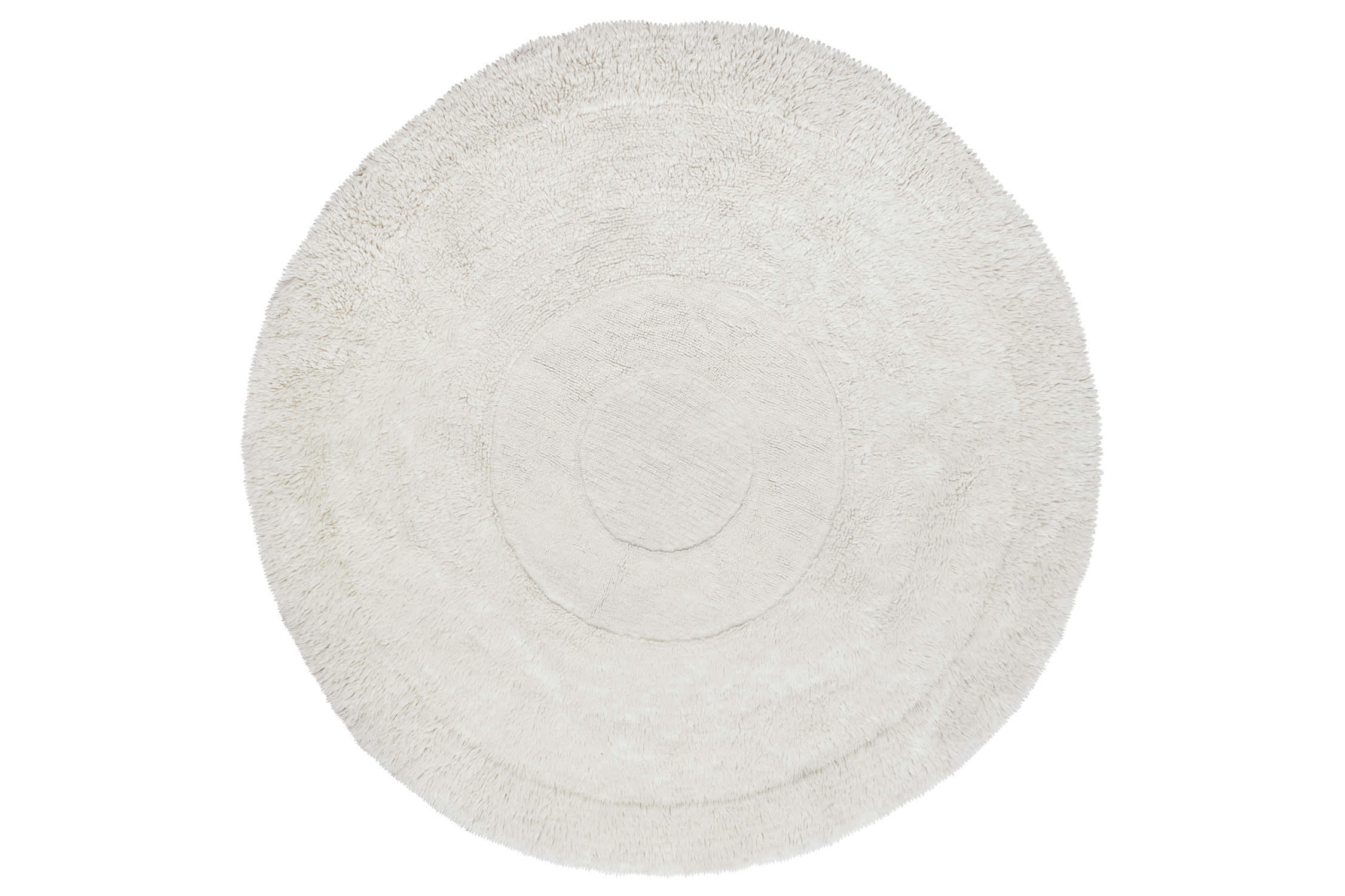 ARCTIC - Tapis lavable blanc D250 cm