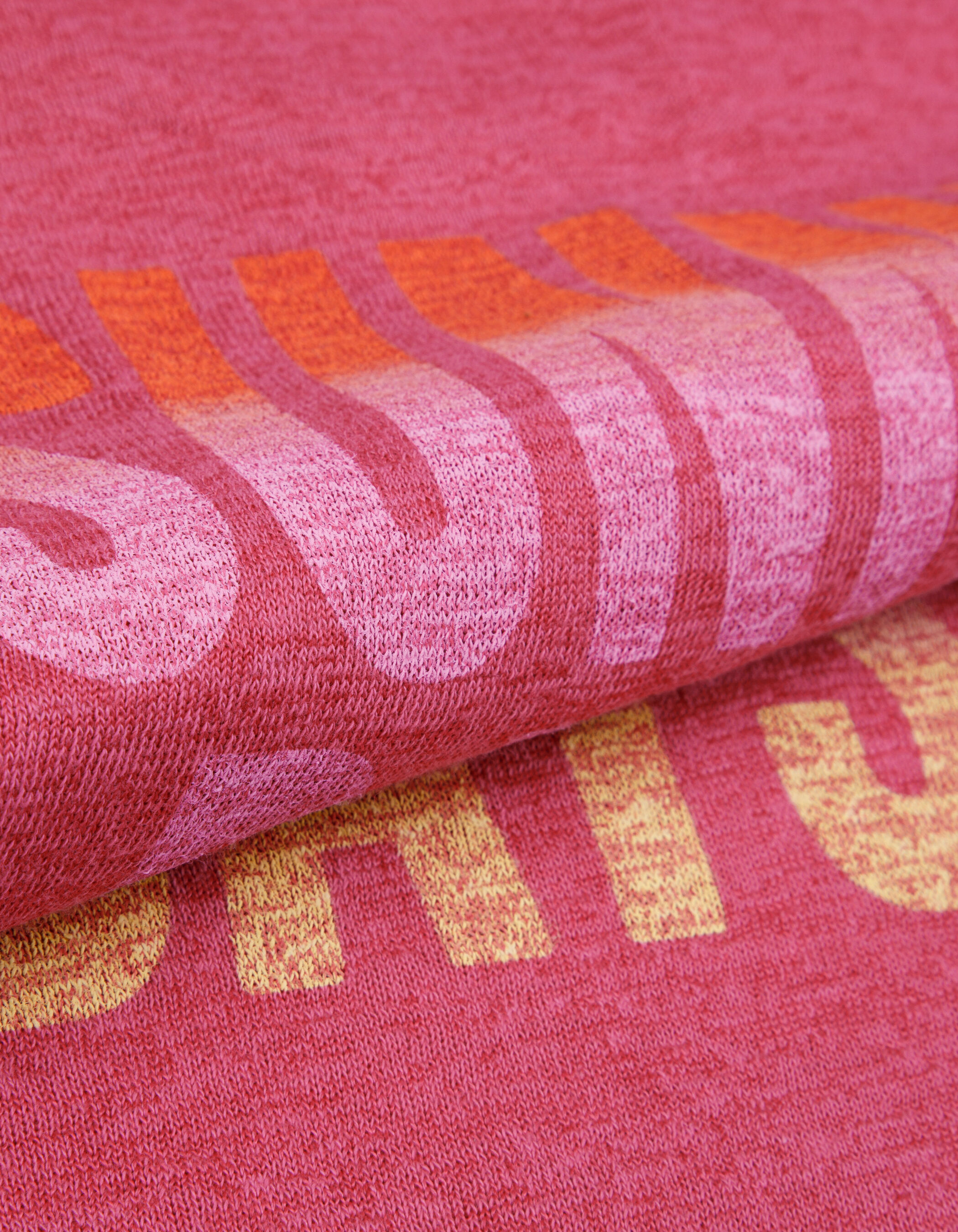 Tee-shirt sans manches rose message dégradé dos Femme
