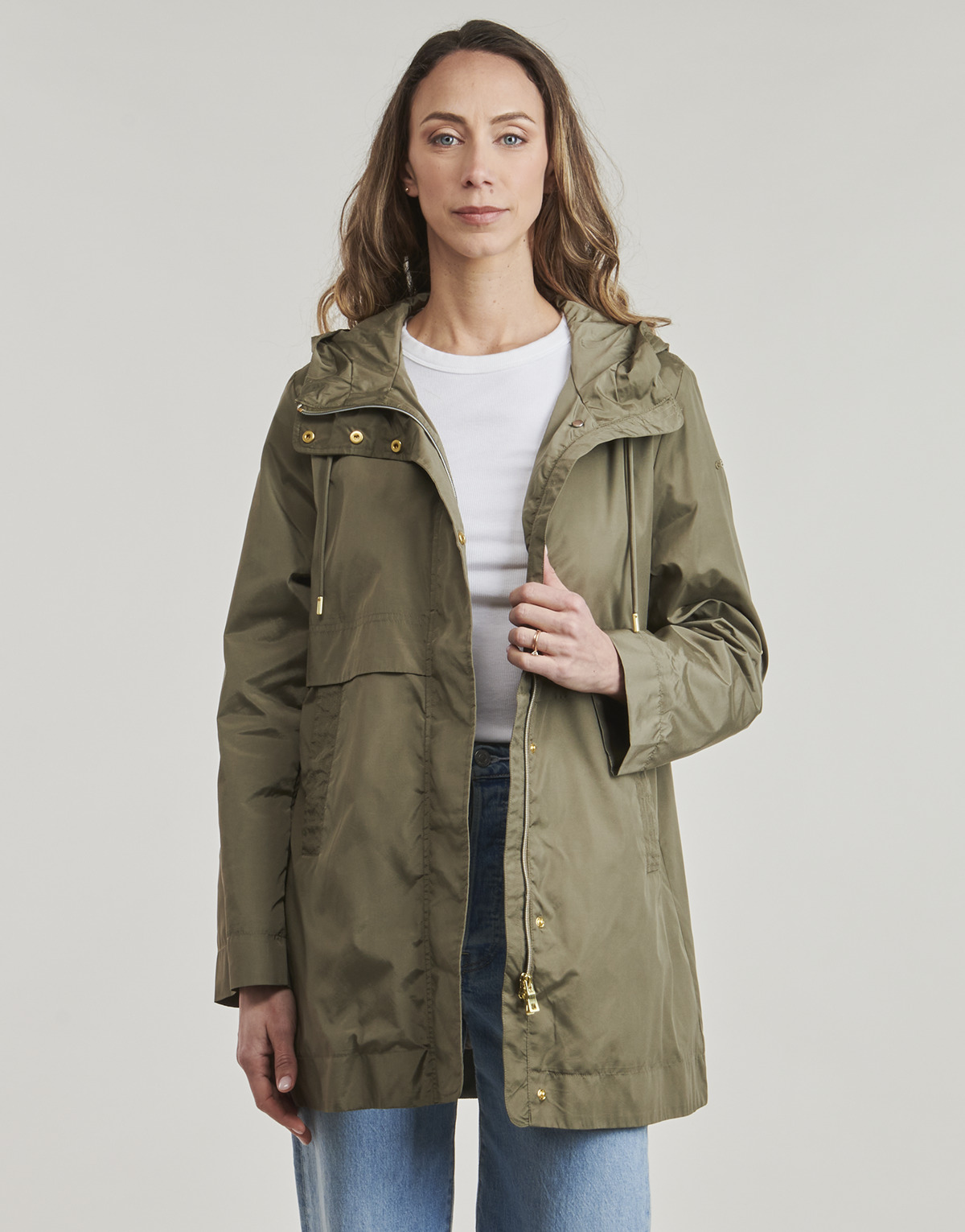 Geox - W DANDRA PARKA - Kaki