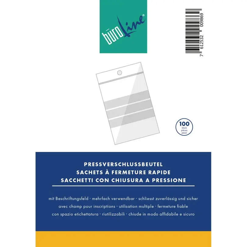 Frischhaltebeutel 100er-Set Büroline