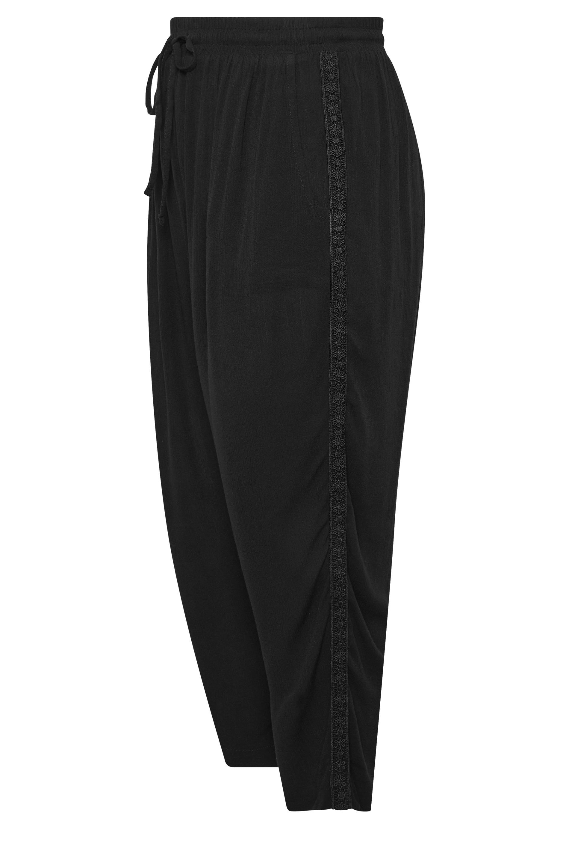 Yours Crochet Side Cropped Trousers