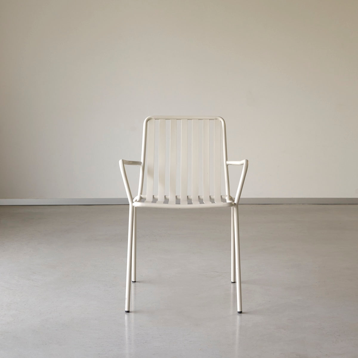 Tikamoon Metalen fauteuil in crèmekleur - Beige