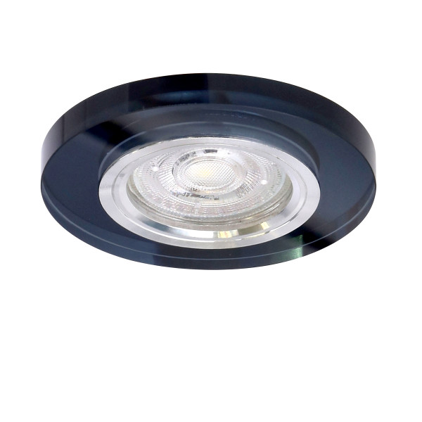 Oprawa wpuszczana okrągła czarna 9cm SS 1xMR16x50W IP20 Candellux
