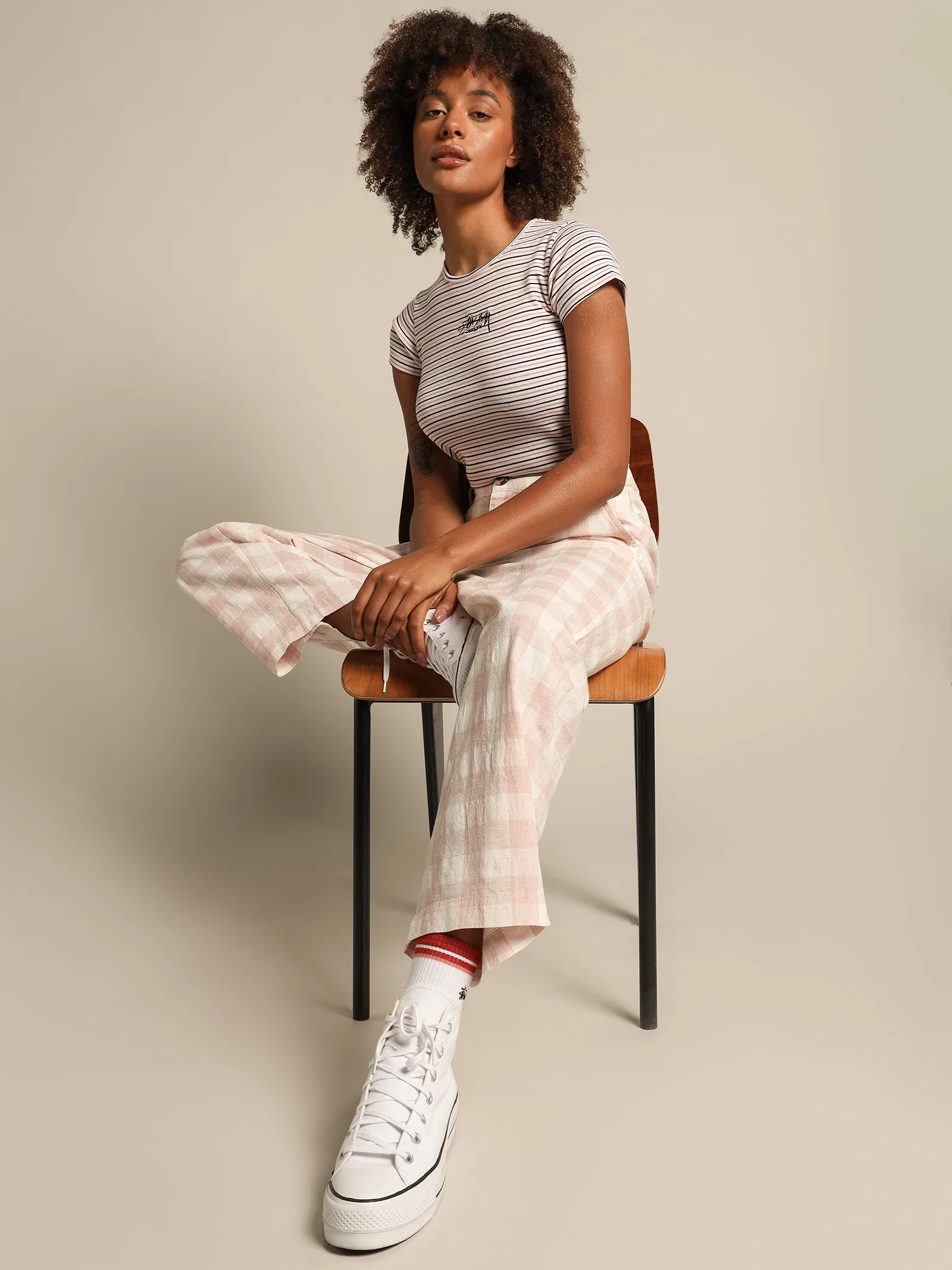 Marion Check Pants