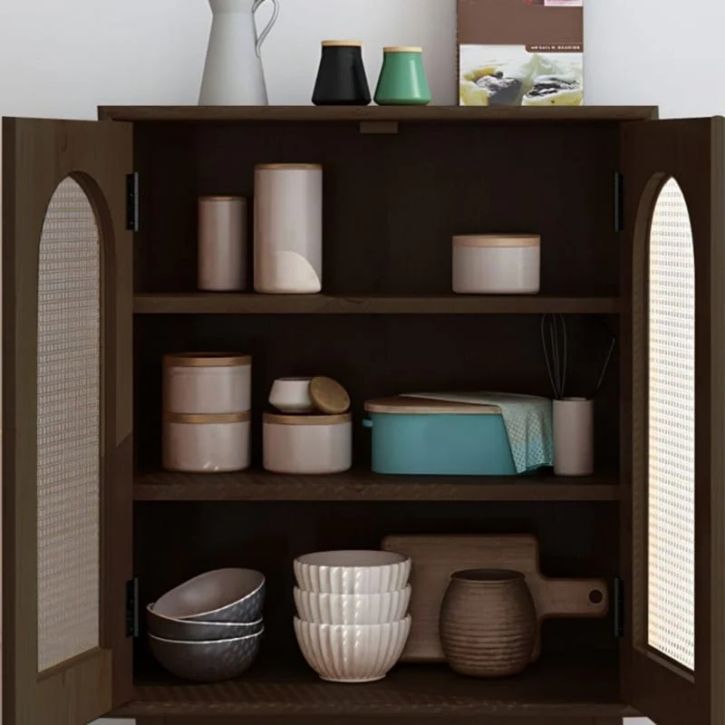 31.5 Double Door Credenza,Brown