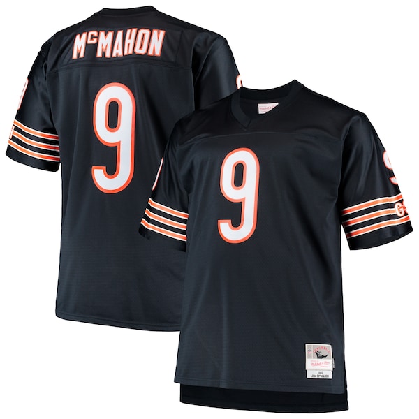 Jim McMahon Chicago Bears Big & Tall 1985 Retired Player Replica Jersey - Navy