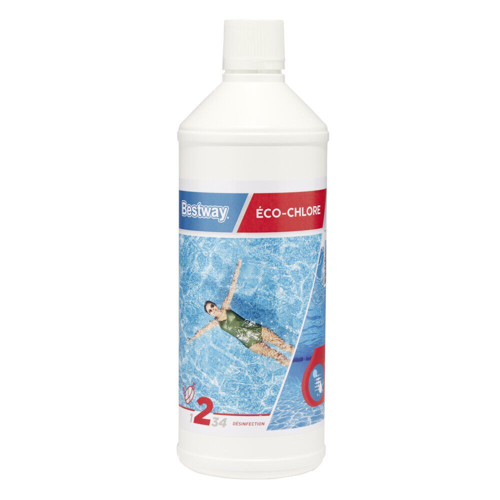 Traitement éco chlore piscine 1L