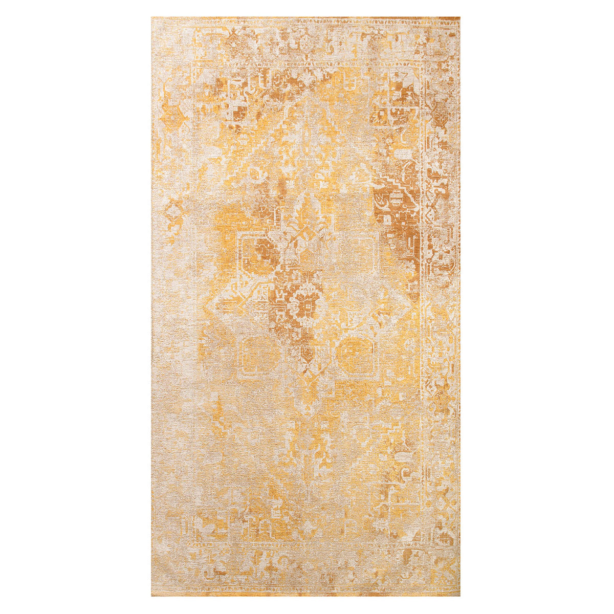 Lola&Moi vloerkleed Golden Wall - goud - 80x150cm