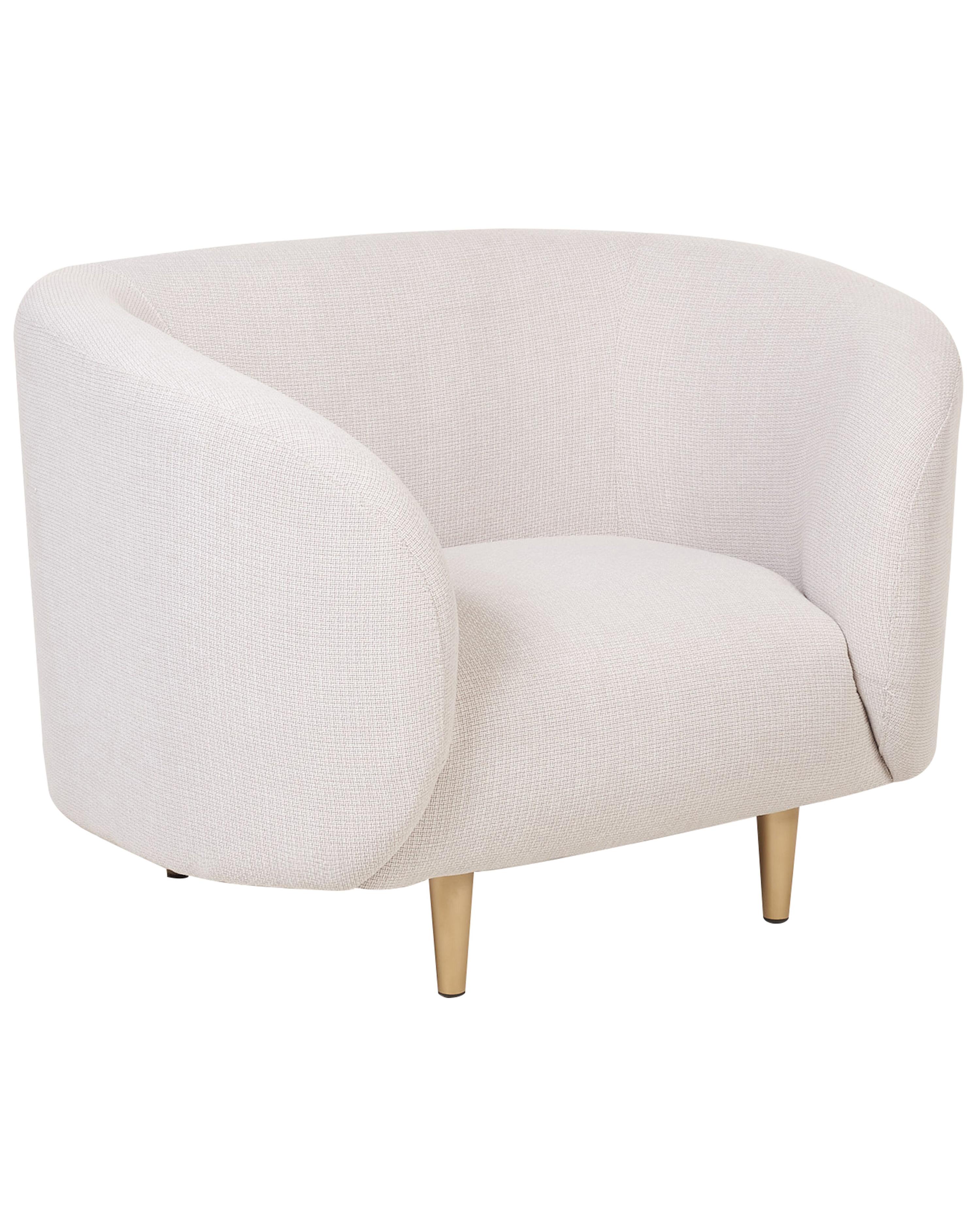 Armchair LOEN Fabric Light Beige