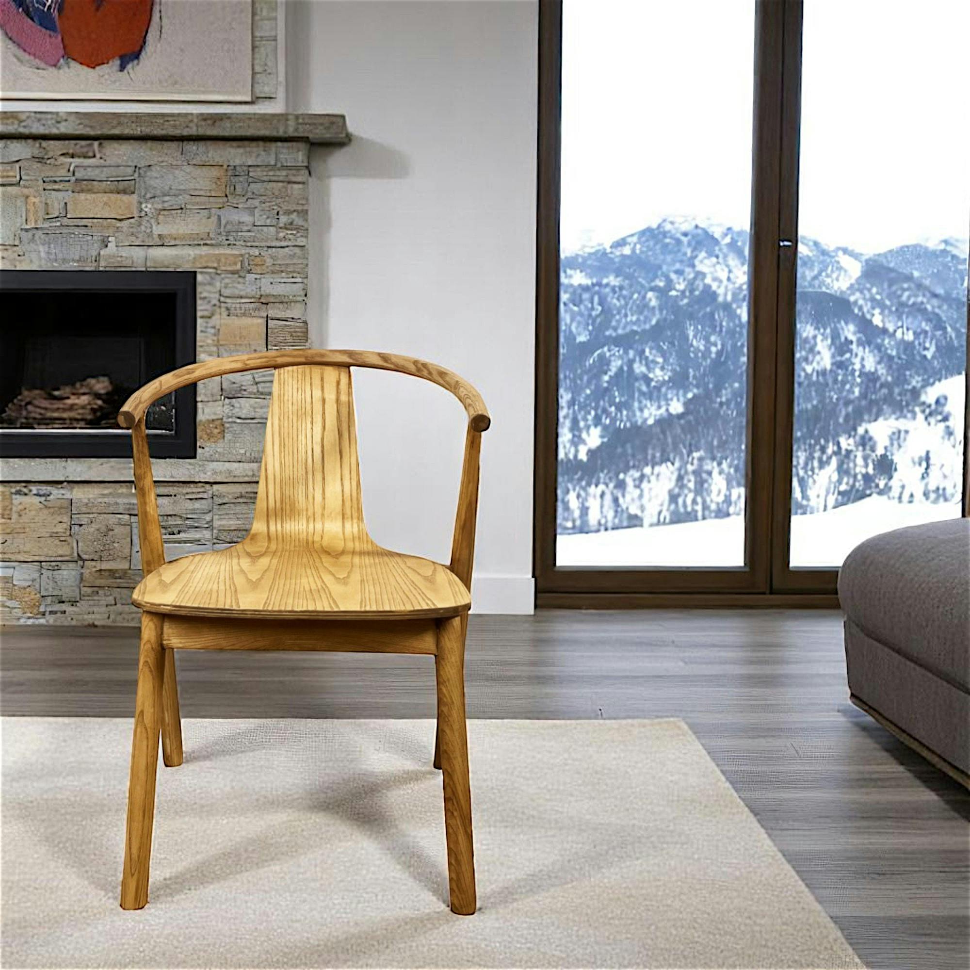 Chaise design en bois PALERME