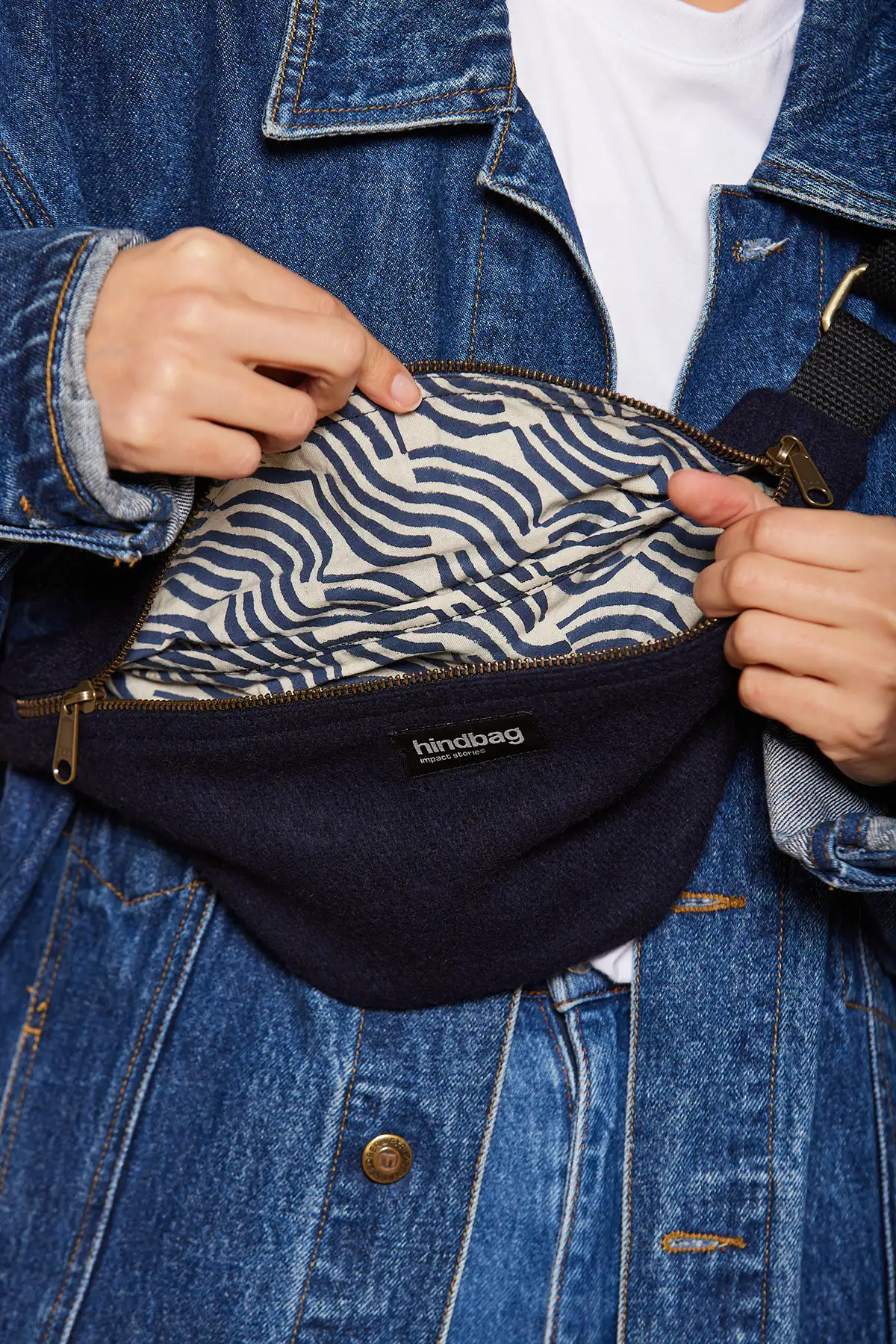 Sac banane Olivia Laine Marine