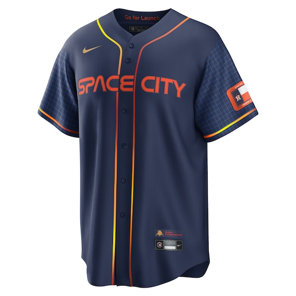 Carlos Correa Houston Astros Nike 2022 City Connect Replica Player Jersey - Navy