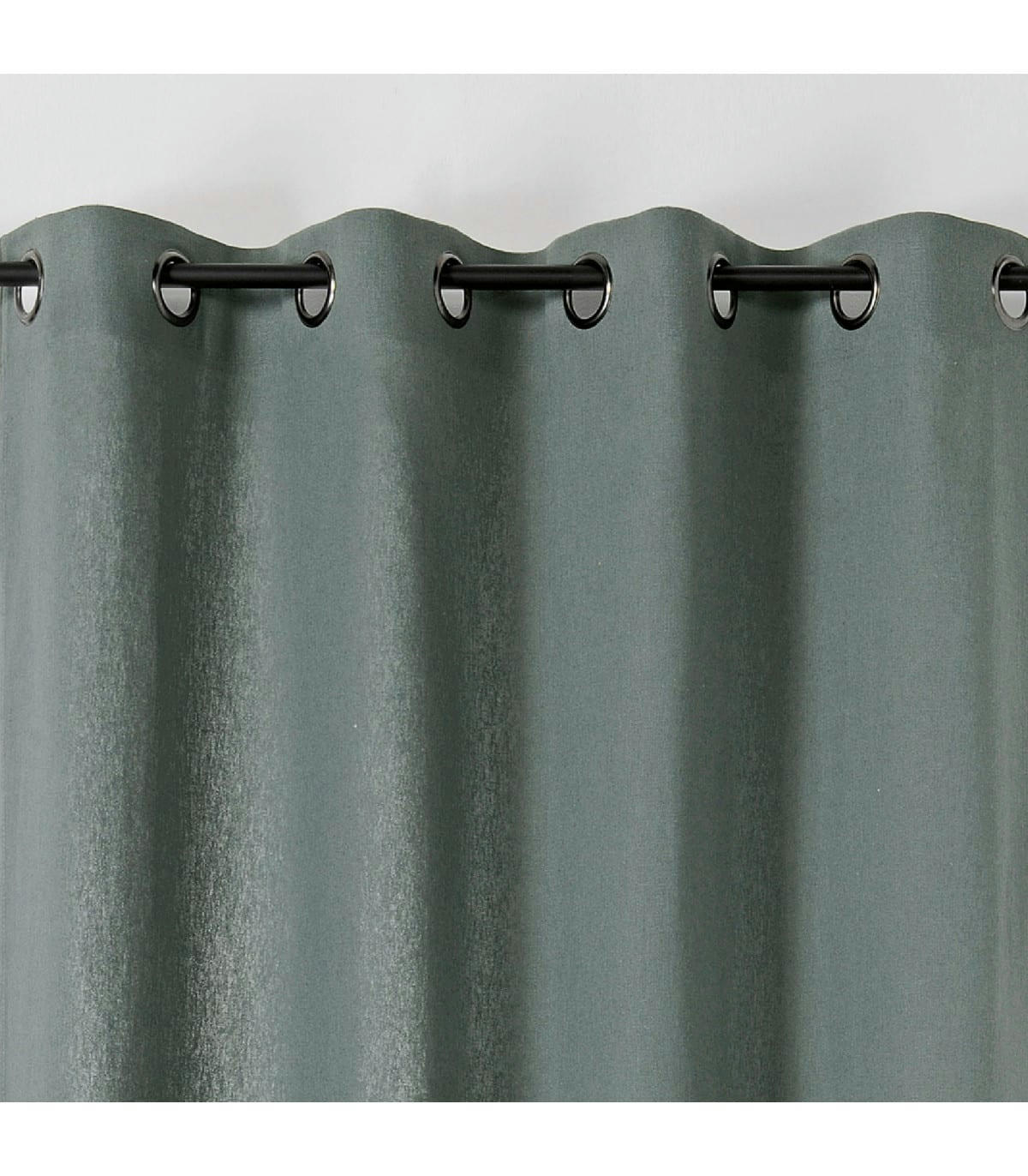 - Rideau en Chanvre 135x240cm - Coloris: Gris anthracite