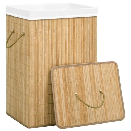 NNEVL Bamboo Laundry Basket 72 L